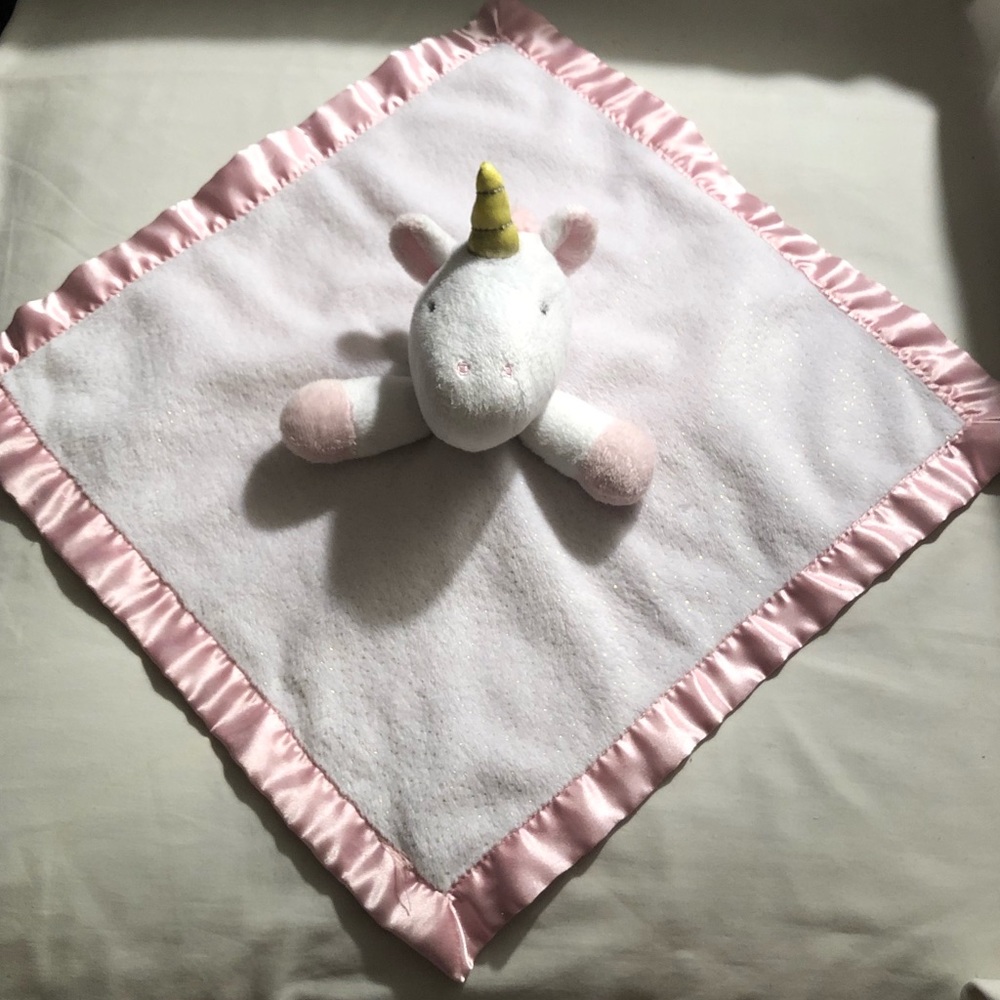 Cloud Island Unicorn Lovey Blankie Security Blanket